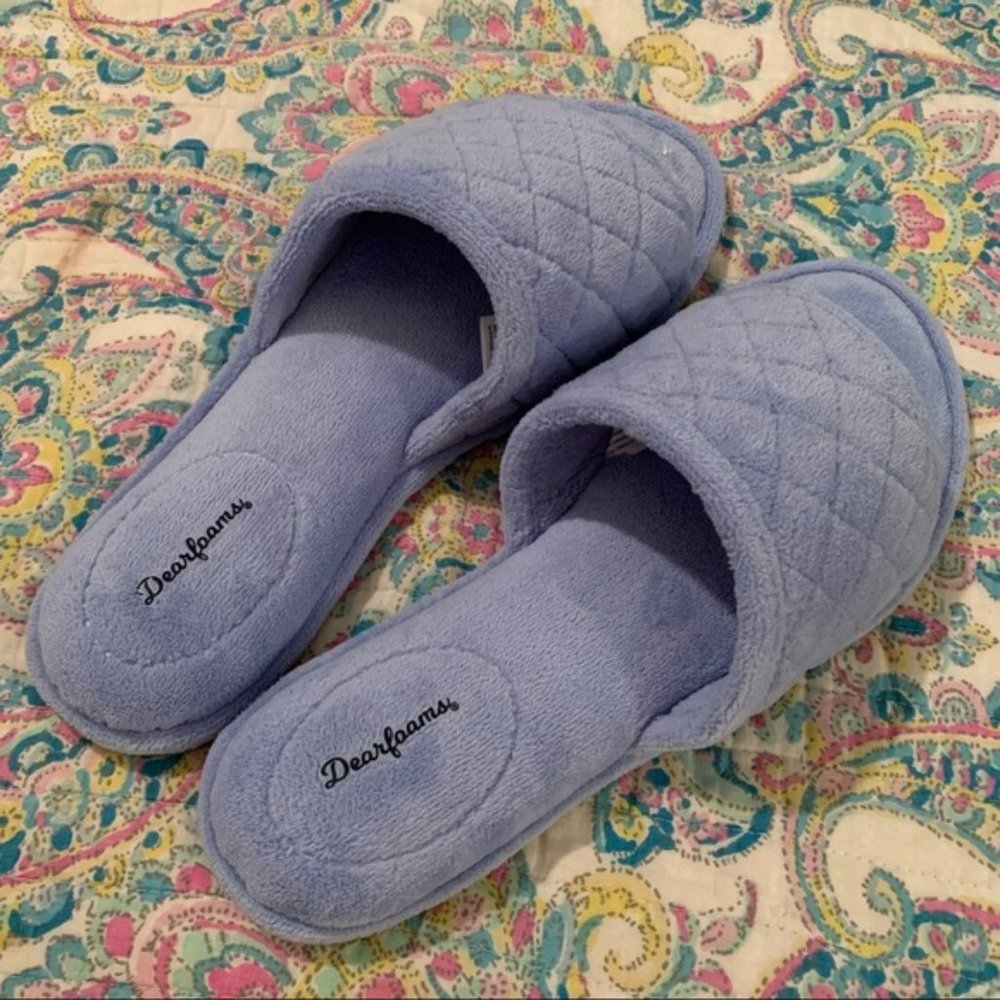 Dear Foams Plush Slide House Shoe